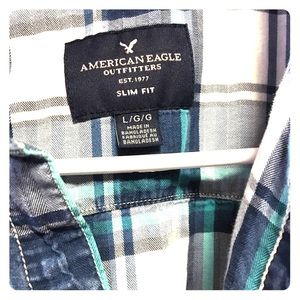 American Eagle long sleeve button down.